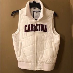 Carolina Gamecock puffer vest